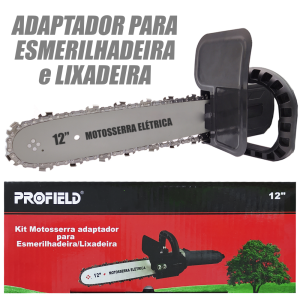 KIT MOTOSSERRA - ADAPTADOR PARA ESMERILHADEIRA E LIXADEIRA