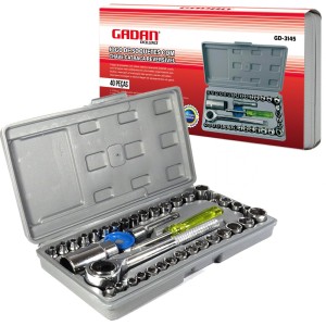 JOGO DE CHAVES CATRACA 40 PEÇAS - GADAN