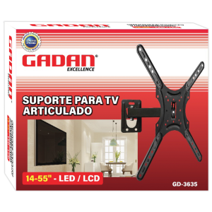SUPORTE ARTICULADO PARA TVS DE 14 A 55 POLEGADAS - GADAN