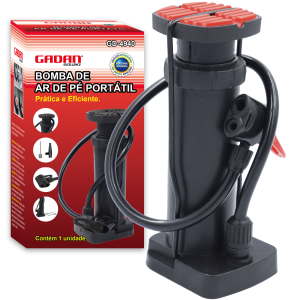 BOMBA DE AR DE PÉ PORTÁTIL - GADAN