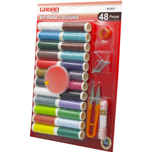 KIT DE COSTURA COM 48 PCS - GADAN